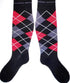 Compression Socks Men Wide Calves - Thick Diabetic Sock. Ankle and Arch Support, Large Feet and Legs, Firm Gradient Pressure. red gray black...