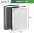 isinlive 25 Replacement Filter Compatible with 25 Air Purifier S1/W1/B1, HEPA Activated Carbon Filter, 4 Pack...