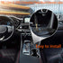 QIANRENON USB3.0 & 3.5mm Audio Threaded Fixed Embedded Car Waterproof Cable 5Gbps TRS 3.5mm & USB3.0 Dashboard Panel Mount Extension Cable, LED Li...