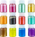 Mica Powder Pigment 12 Color, Non-Toxic Safe Natural Epoxy Resin Dye Pigment Powder for DIY Slime Coloring and Soap Dye Making Supplies, Bath Bomb...