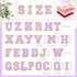 26 Pieces Glitters Patches Iron on Letters Chenille A-Z Patches Decorative Repair Embroidered Personalized Sew on for Clothing Repairing Hats Shir...