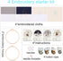 Silentsea 4 Embroidery kit Vase Pattern Stitching Embroidered Cloth Embroidery Starter kit...