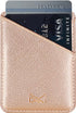 Phone Card Holder Cell Phone Stick On Phone Glitter PU Leather Sleeve Credit for iPhone Samsung Most Smartphones......