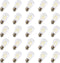 S14 Clear String Light Bulbs, 2W Plastic LED Replacement Bulbs for Outdoor Patio String Lights with E26 Base, Pack of 25...