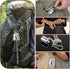 2 Pack Mini Case Keychain Holder Waterproof Metal Organizer Portable Travel Container Pocket Case with Carabiners for Outdoor Camping Travel (Blac...
