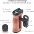 Fotga Wooden Side Handle Grip with 1/4"-20 Mount Holes Cold Shoe for DSLR Mirrorless Video Camera Cage Microphone Built-in Wrench,Adjustable Up an...
