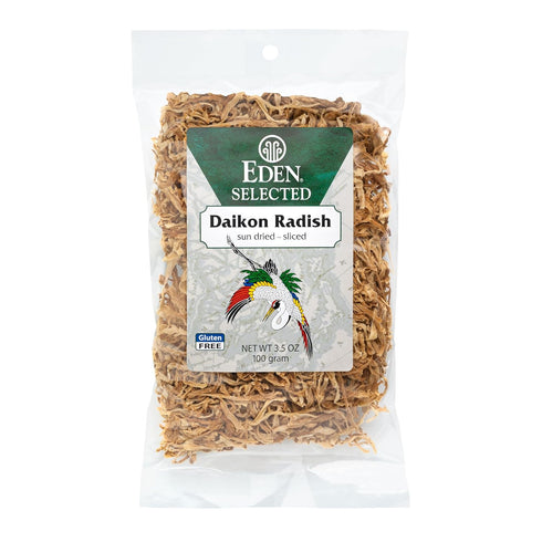 Eden Daikon Radish, Sun Dried and Finely Sliced, Traditionally Made in Japan, 3.5 oz...
