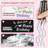 Jim&Gloria Girls Gifts Outline Markers - Birthday Teen Trendy Stuff, Double Line Silver Metallic Glitter Paint Pens Set + Stencils, DIY Crafts Scr...