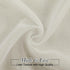 Doris 36 Inch Sheer Curtains Set of 2 Pieces, Faux Linen Natural Window Small Curtain Tiers for Kitchen Bedroom, Airy & Breathable Dual Rod Pocket...