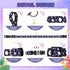 Blue Daisy Dog Collar, Wonderful Pet Gift Collar with Cute Pendants, Adjustable Dog Collar for Small Medium Large Dogs, Flower Dog Collar for Male...