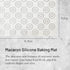 de Buyer Macaron Silicone Baking Mat - 15.75” x 11.75” - Perfect for Macarons & Cookies - Nonstick & Easy to Clean...