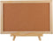 MAGICLULU Wooden Frame Message Board Pin Board for Wall Wood Easel Display Stand Memo Board Display Tripod Holder Stand Wood Tripod Easel Cork Mes...