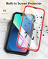 for iPhone 13/14 Protective Case: for iPhone 16e Cover with Built-in Kickstand | Heavy Duty Military Grade Hard Protection Shock Proof | Durable D...