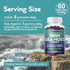 Irish Sea Moss Gummies 10000mg - with Black Seed Elderberry Bladderwrack Burdock Turmeric Omega-3 Vitamins C D3 Zinc - Seamoss Supplements for Adu...