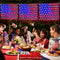 HYH American Flag String Lights 3 in 1 Waterproof Led Flag Net Light of The United States Flag Lights for Independence Day National Day 4th of Jul...