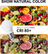 Warm White A15 Appliance Light Bulb, 40W Equivalent, 120V, 2700K, E26 Medium Base, LED Light Bulbs for Refrigerator, Fridge, Freezer, Stove Hood, ...