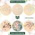 Yinder 5 Sets Floral Embroidery Kit for Beginners Embroidery Starter Kit with Patterns and Instructions Include Embroidery Hoop Threads Needles St...