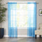 Elegant Comfort Luxury Sheer Curtains, Window Treatment Curtain Panels with Rod Pocket for Kitchen, Bedroom and Living Room (40 x 84-inches Long, ...