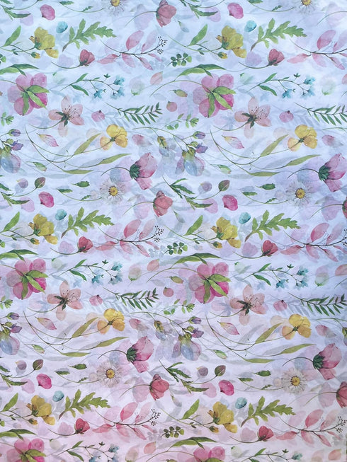 Tissue Paper, 50 Sheets 14*20" Wrapping Tissue Paper for Your Special Occasions, Patterned Tissue Paper for Crafts, Spring Tissue Paper for Your B...