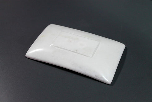 Natural Marble Stone Soap Dish Bath Accessories for Bath, Tub or Wash Basin...