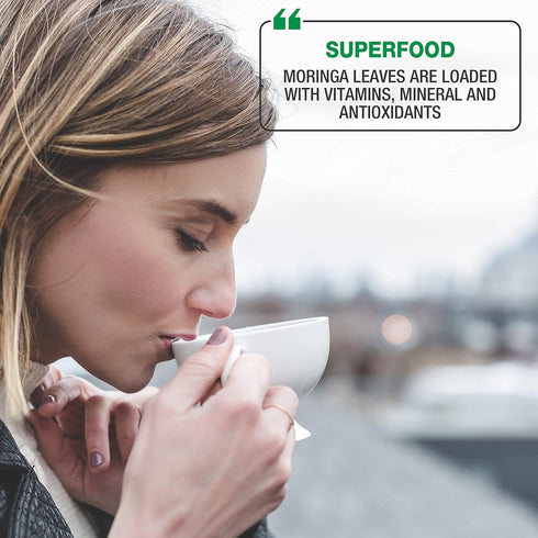 Tipson Organic Moringa Variety Sampler - 6 Flavors (60 Tea Bags),- Herbal Tea Infusions - USDA Organic, Non-GMO, and Gluten Free...