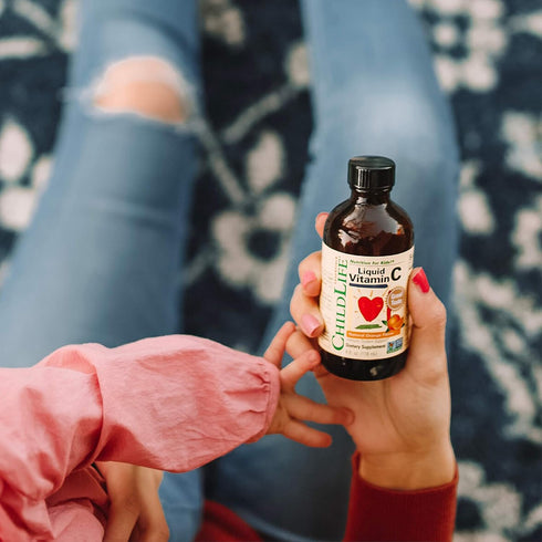 CHILDLIFE ESSENTIALS Liquid Vitamin C for Infants, Toddlers & Kid- Immune Support, All-Natural, Gluten-Free, Allergen Free, Non-GMO, High in Antio...