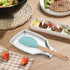 LIANYU Spoon Rest for Kitchen Counter, Stainless Steel Spoon Holder for Stove Top, Spatula Spoon Ladle Utensil Holder with Square Bottom, Heavy Du...