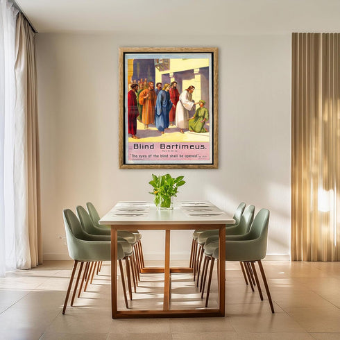 Posterizer 1 pcs-Blind Bartimeus poster-Religious Posters-Gifts for Christians -Decor for Church, Sunday School Classroom- unframed wall art...