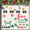 30 Pcs Christmas Garage Door Magnet Decorations Merry Christmas Winter Snowman Snowflake Santa Claus Garage Decorations for Refrigerator Car Bulle...