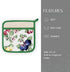 Elrene Home Fashions Villeroy & Boch French Garden Pot Holder, Pot Holder for Kitchen Use, 8"x9"...