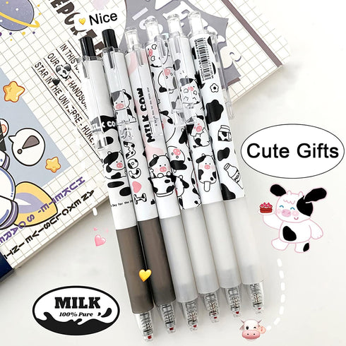 Cute Pens Kawaii 0.5mm Black Ink Gel Pens Fine Point Smooth Writing Ballpoint for Office School Supplies Nice Fun Gifts for Kids Girls Women Pens ...