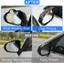 LivTee Car Blind Spot Mirror with Side Mirror Rain Guard 2 Pack, Carbon Fiber 2-in-1 Rear View Rain Mirror Covers, 360 Drgree Adjustable Convex Mi...