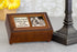 Cottage Garden Sister Ribbon Woodgrain Rope Trim Petite Music Box Plays That's What Friends are for...