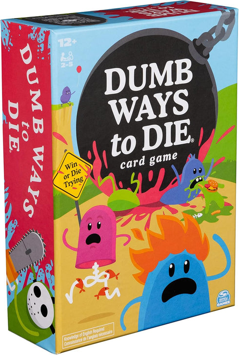 Spin Master Games, Dumb Ways to Die - The Viral Hit Card Game for College, Birthday & More, Family Games, Party Games, Fun Games, for Ages 12+...
