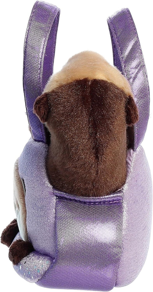 Aurora® Fashionable Fancy Pals™ Peek-A-Boo Otter™ Stuffed Animal - On-The-go Companions - Stylish Accessories - Brown 7 Inches...