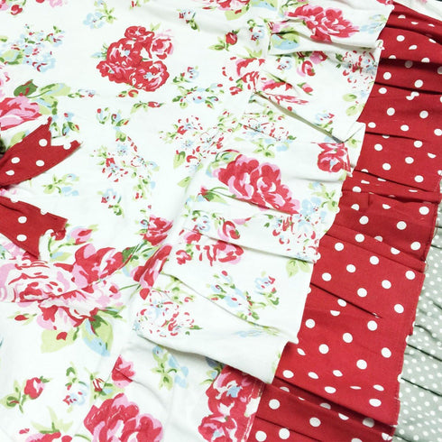 Wrapables Mother and Daughter Ruffles and Roses Apron for Baking, Cooking & Crafts...