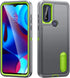 for Moto G Play 2023 Case for G Play 2023 Case with Kickstand Case 3-Layer Military Grade Protective Case Cover Silicone Shockproof for Motorola M...