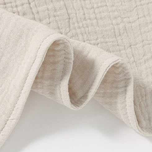 LAWKUL Baby Lovey Organic Cotton Muslin Soft Security Blankets Comfy Lovie for Infant Boy Girls Unisex Bunny Khaki...