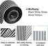 Ribbon for Crafts Wired - Black and White Striped Polyester Wired Ribbon, 2 Rolls 10 Yards 2.5 Inch Wired Ribbon, Christmas Ribbon Wired, Craft Ri...