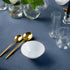 Party Plastic Bowls – White with Gold Rim - Round Plates- 10 Count- Elegant Premium Durable Dessert Bowls for Versatile Celebrations (6 oz.)...