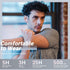 ACEFAST T6 Wireless Earbuds, Bluetooth Headphones with ENC Noise Canceling Translucent Earphones, HiFi Dual Stereo Microphone Mini in-Ear Earbuds ...