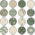 32 Sheets Sage Green Floral Pattern Paper Greenery Scrapbook Specialty Paper Eucalyptus Leaves Double Sided Craft Paper For DIY Card Making Photo ...