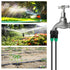 Garden Hose Adapter 3/4 to 1/4 Inch 2 Way Drip Irrigation Tubing Connectors Lock Barbed design 3/4 US Standard GHT Thread 5 Pack (2 -Way to 1/4" P...