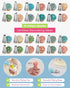 Kootek 32-Piece Piping Bags and Tips Set with 24 Icing Piping Tips, 2 Reusable Pastry Bags 12 Inch, Reusable Piping Icing Bags and Tips, Cake Deco...