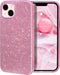 MILPROX Compatible with iPhone 14 Case (2022), Glitter Sparkly Shiny Bling Rubber Gel Shell Cases 3 Layers Shockproof Protective Bumper Cover for ...