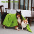 Extra Large Dog Towels for Drying Dogs Super Absorbent Soft Microfiber Pet Bath Grooming Towel for Dogs and Cats & Other Pets (XL-55" * 36", Green...