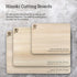 Shun Cutlery Small Hinoki Cutting Board, 10.75" x 8.25" Small Wooden Japanese Chopping Board for Kitchen, Medium-Soft Wood Preserves Knife Edges, ...