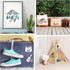 9 Pcs Stencils for Camping Paintings 8 x 8 Inches Reusable Camping Stencils for Journaling Painting DIY T-Shirt Bucket Bag Pillow Cases Crafts Cak...