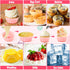 R HORSE 42Pcs Silicone Baking Molds Pumpkin Silicone Cups Non-Stick Muffins Mould Washable Cupcake Liners Donut Cake Pan Reusable Cupcake Wrapper ...