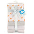 Luvable Friends Unisex Baby Cotton Flannel Receiving Blankets, Fox 4-Pack, One Size...